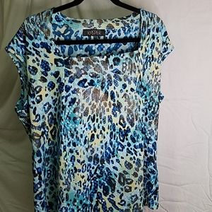 Kasper 2X square neck sleeveless top. Never worn.